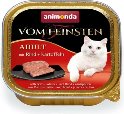 Produktbild von animonda Vom Feinsten Adult mit Rind + Kartoffeln, Senior, Rind, Kartoffel, 100 g