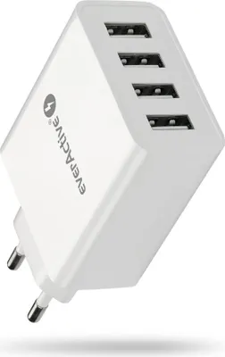 Obrázek produktu pro Síťová nabíječka everActive SC-400 4xUSB 5A