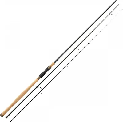 A fishing rod is shown against a white background.