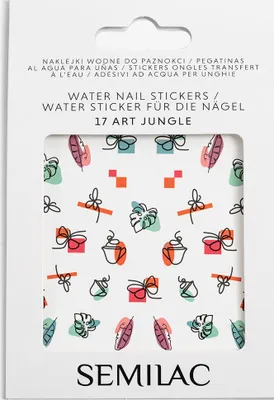 Zdjęcie produktu dla Semilac Nail Sticker 17 Art Jungle