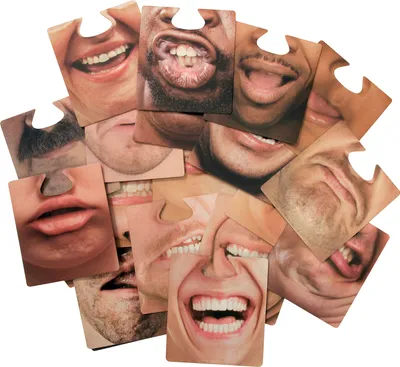 Produktbild von Untersetzer Party Face Mats 20-iger Set
