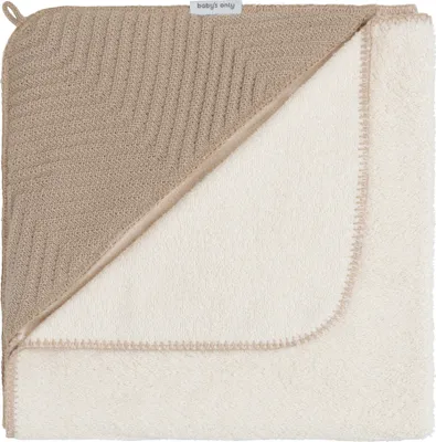 Produktbild von Baby's Only Kapuzenbadetuch Grace - Beige - 75x85 cm