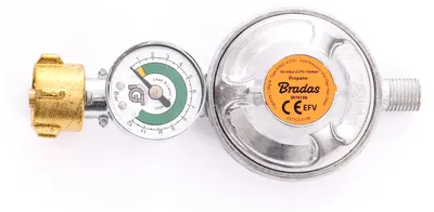 Produktbild von -Gasdruckregler, 50 mbar, 1,5kg/h mit Manometer