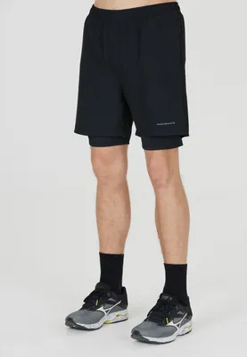 Obrázek produktu pro ENDURANCE Šortky Kros v provedení 2 v 1 s funkcí Quick Dry a strečovou funkcí 1001 Black L