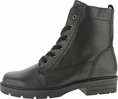 Produktbild von Gabor Stiefelette 74.651.27, Foulardcalf - Glattleder (Mel.), schwarz, Schnürung u. Reißver., Wechselfußbett, Best Fitting 38 1/2