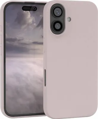 Produktbild von EAZY CASE Silikonhülle für Apple iPhone 16, Silikon Backcover Schutz in Rosa