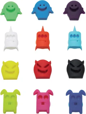 Image de Marqueurs pour verre en silicone, lot de 12