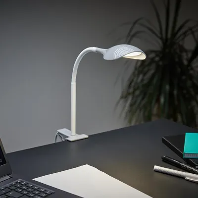 Produktbild von MeLiTec LED Klemmleuchte T161-2 grau/ weiß