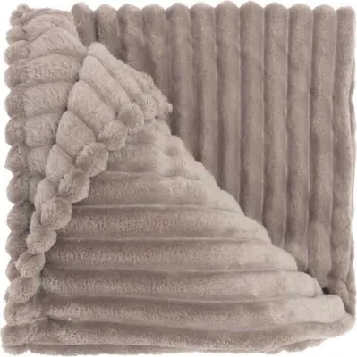 Produktbild von Unique Living – Plaid Lex Taupe – 150 x 200 cm