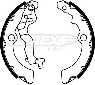 Produktbild von TOMEX brakes Bremsbackensatz Trommelbremse Hinten für SUZUKI Alto (GF) 180mm TX 22-92