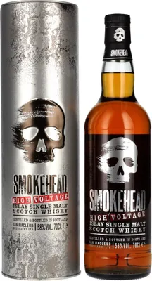Image de Smokehead HIGH VOLTAGE Islay Single Malt Scotch Whisky 58% Vol. 0,7l in Tinbox