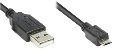 Produktbild von Good Connections USB2.0 Kabel A-Micro B schw. 1m
