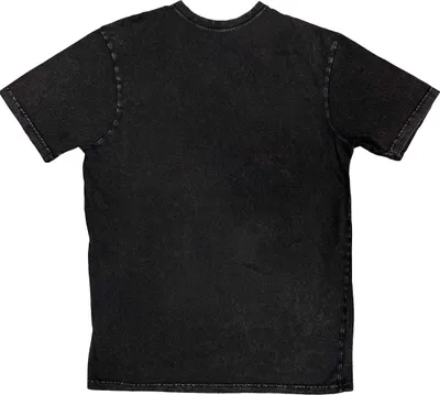 Image de Fleetwood Mac - T-shirt homme/femme unie, logo, lavage de pierre RO14494 (XL) (Noir)