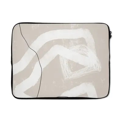 Produktbild von MuchoWow® Laptop Hülle 15 Zoll Linie - Abstrakt - Design Laptoptasche - Laptoptasche - Sleeve - Rundum-Schutz