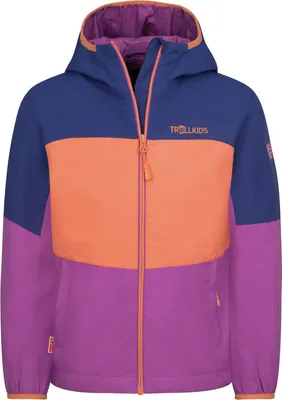 Immagine prodotto di TROLLKIDS Bjordal giacca impermeabile da bambino con cappuccio viola 116
