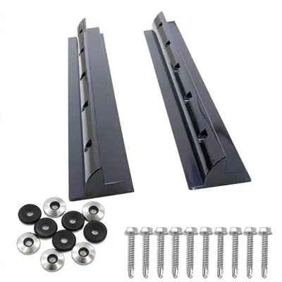 Produktbild von enjoy solar® ABS Haltespoiler Halterung für Solarmodul, Schwarz, 680 mm, für Wohnmobil, 0 % MwSt.