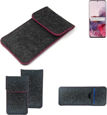Produktbild von K-S-Trade Handy Schutz Hülle kompatibel mit Samsung Galaxy S20 SD865 Schutzhülle Handyhülle Filztasche Pouch Tasche Case Sleeve Filzhülle