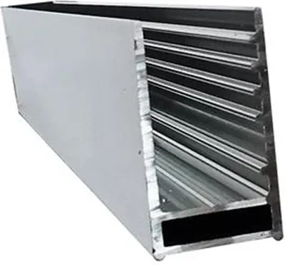 Produktbild von Glaszentrum Hagen - 2000x27x15 mm Aluminiumprofil - Wandprofil - Bodenprofil - Eloxiert