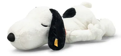 Produktbild von Steiff Kuscheltier Soft Cuddly Friends Snoopy Weiß Liegend (43 cm)