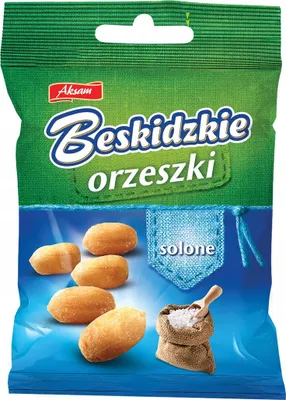 Obrázok produktu pre Beskidzkie arašidy so soľou 70 G