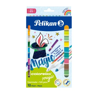 Produktbild von Pelikan Colorella Filzstifte, 12 Farben