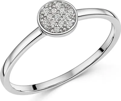 Produktbild von MATERIA by Matthias Wagner Zirkonia Ring Kreis 925 Sterling Silber rhodiniert für Damen 50 52 54 56 58 60 62 SR-178