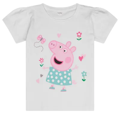 Produktbild von Peppa Wutz Pig Kinder Mädchen T-Shirt , Größe:110-116