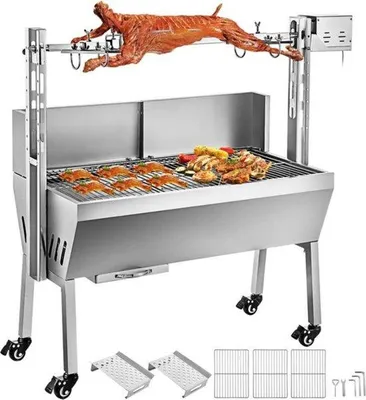 Image de Barbecue électrique d'extérieur - Barbecue sans fil - Barbecue sans charbon - Barbecue pour 4 personnes