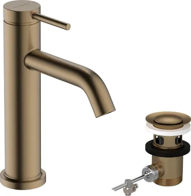 Immagine prodotto di hansgrohe Tecturis S Mitigeur monocommandé pour lavabo 110, saillie 116 mm, 73310140, 73310140