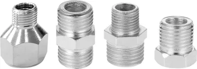 Image de Kit d'adaptateurs pour aérographe 4 pièces pour compresseur et tuyau d'aérographe