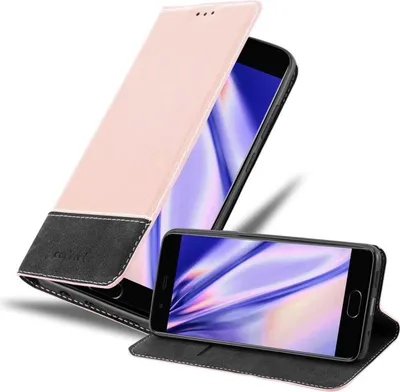 Produktbild von Cadorabo Hülle für Huawei P10 Schutzhülle in Rot SHandyhülle Book Case Etui Kunstleder