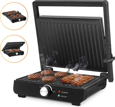 Produktbild von JAP Caligrill - Kontaktgrill - Für Steak, Sandwiches, und Panini - Sandwich maker - Tischgrill - Elektrogrill - PFAS-frei