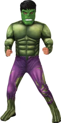 Produktbild von Rubie's Boy's Marvel Avengers Deluxe Hulk Costume
