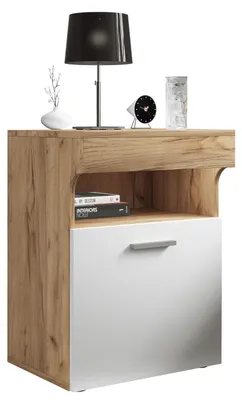 Produktbild von Holz Nachttisch Schublade Slepal M
