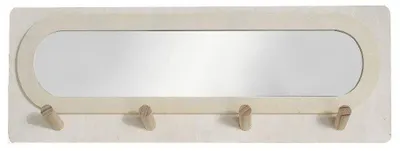 Produktbild von Eingangsspiegel mit Garderobe SIMPLICITY