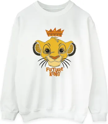 Produktbild von Disney - "The Lion King Future King" Sweatshirt für Damen BI14277 (S) (Weiß)