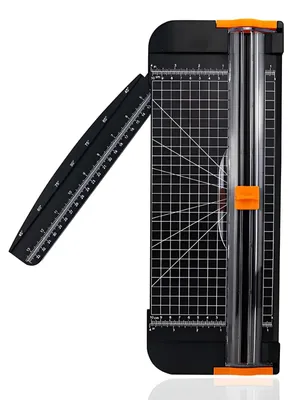 Produktbild von Papierschneider Papierschneidemaschine Schneidemaschine - 320 mm Schnittlänge - 38 x 15 cm - Für A3, A4 und A5 Papier