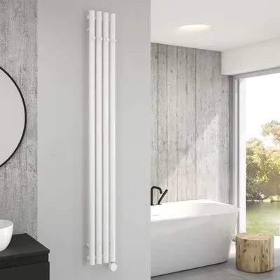Immagine prodotto di OLTENS Stang (e): radiatore elettrico da bagno, dimensioni 20,5 x 180 cm