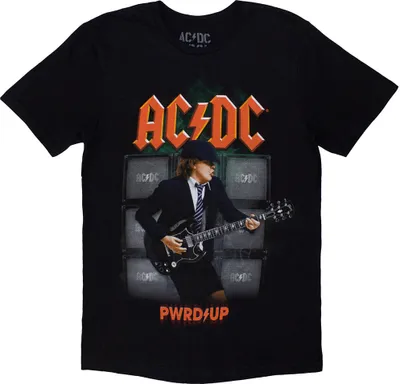 Obrázok produktu pre AC/DC - Tričko "PWRD-UP Gelsenkirchen '24" pre mužov/dámy Uni RO12108 (S) (Black)