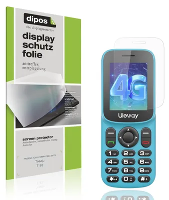 Image de 4x Film de protection d'écran pour Tosaju T185 protecteur antireflet dipos
