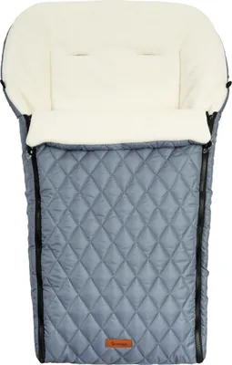 Produktbild von Gesteppter Fusssack Fleece Graphite Fr Kinderwagen (95X40)