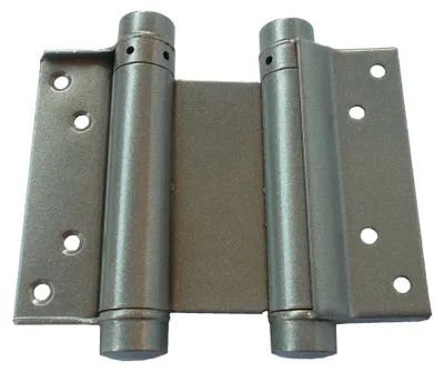 Image de Paire charnière double action N36 45kg hauteur 150mm argenté - IBFM - 106036A