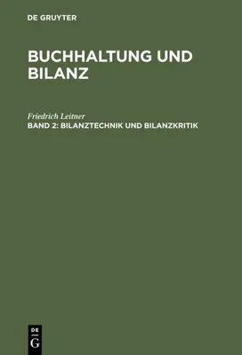 Produktbild von Bilanztechnik und Bilanzkritik