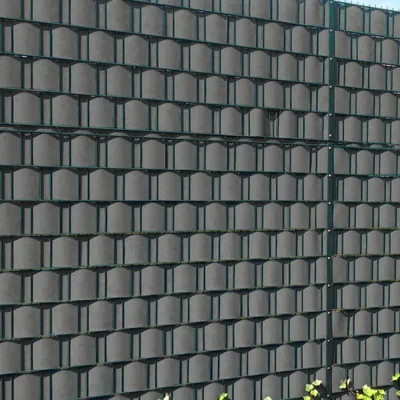 Produktbild von Arvotec Sichtschutzstreifen | 25m Rolle, Steingrau | besonders Stark mit 1,1 mm, keine Klemmschienen nötig | UV- und witterungsbeständig
