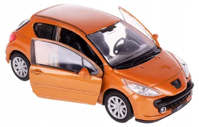 Produktbild von Welly Peugeot 207 Metallmodell 1:34 Orange