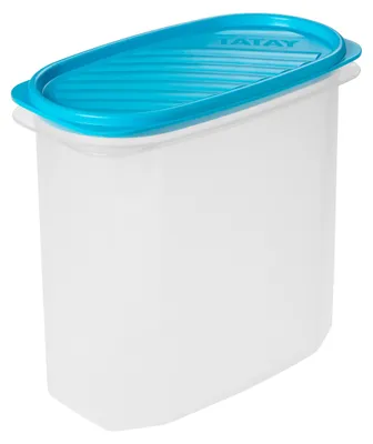 Luftdichte Vorratsdose 2 l, Druckdeckel, BPA-frei, blau