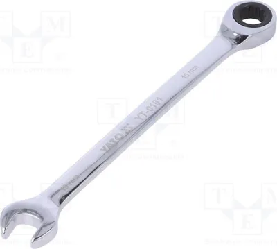 Immagine prodotto di 1 chiave a bussola/a tubo da 10 mm, in vanadio - YT-0191, chiave a bussola/a tubo con cricchetto