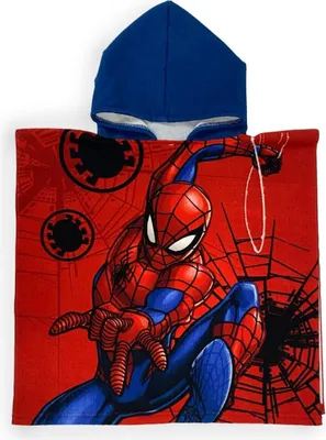 Produktbild von Spiderman Poncho mit Kapuzenpulli