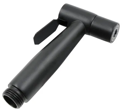 Produktbild von TRANKIELO® – Duschkopf für Handbrausen aus Edelstahl 304 – schwarz – hygienisch, multifunktional, einfach zu installieren