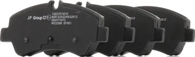 Produktbild von JP GROUP Bremsbeläge Satz Hinten für FORD Transit Custom V362 Kastenwagen (FY, FZ) 1563701810